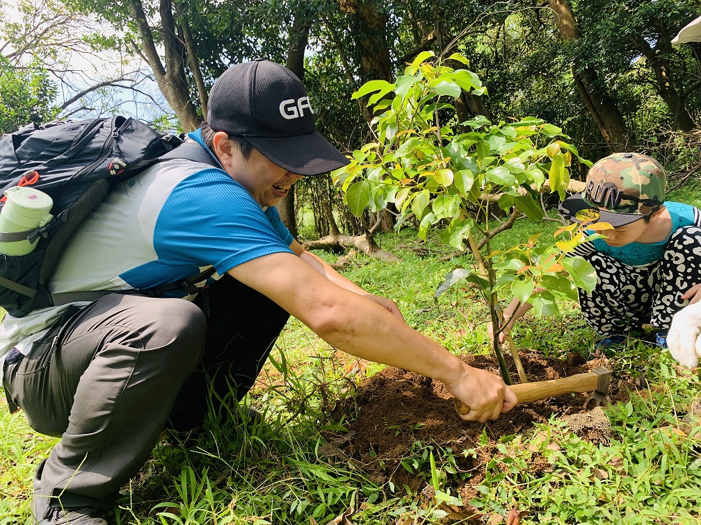 環保植樹週年 持恆割草護林